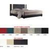 Bent Faux Leather Bed 03 (Available in Velvet or Faux Leather)